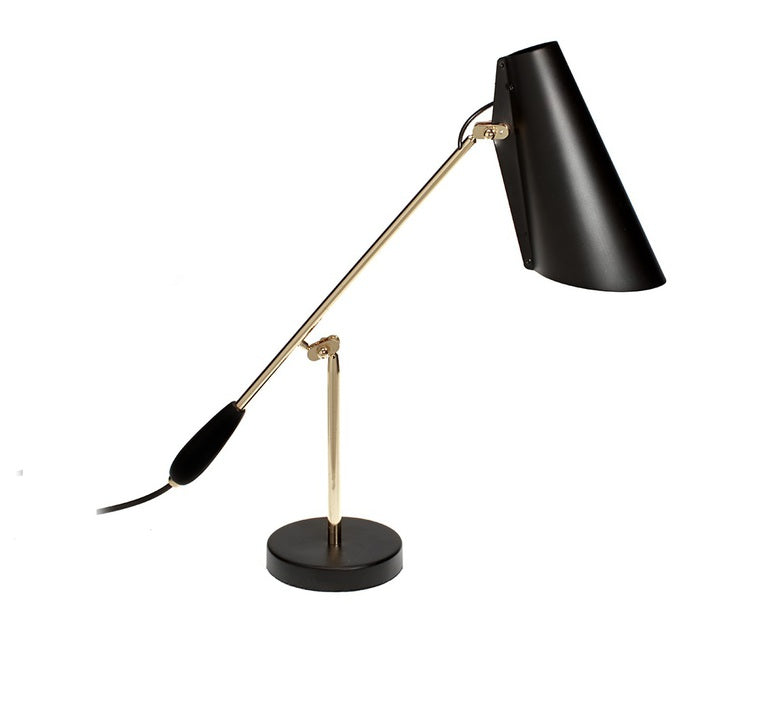 Birdy Table Bordlampe Flere Farver Northern Lighting Mat Sort Messing