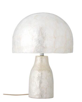 Bloomingville Adria Bordlampe Natur Perlemor ø30  H43