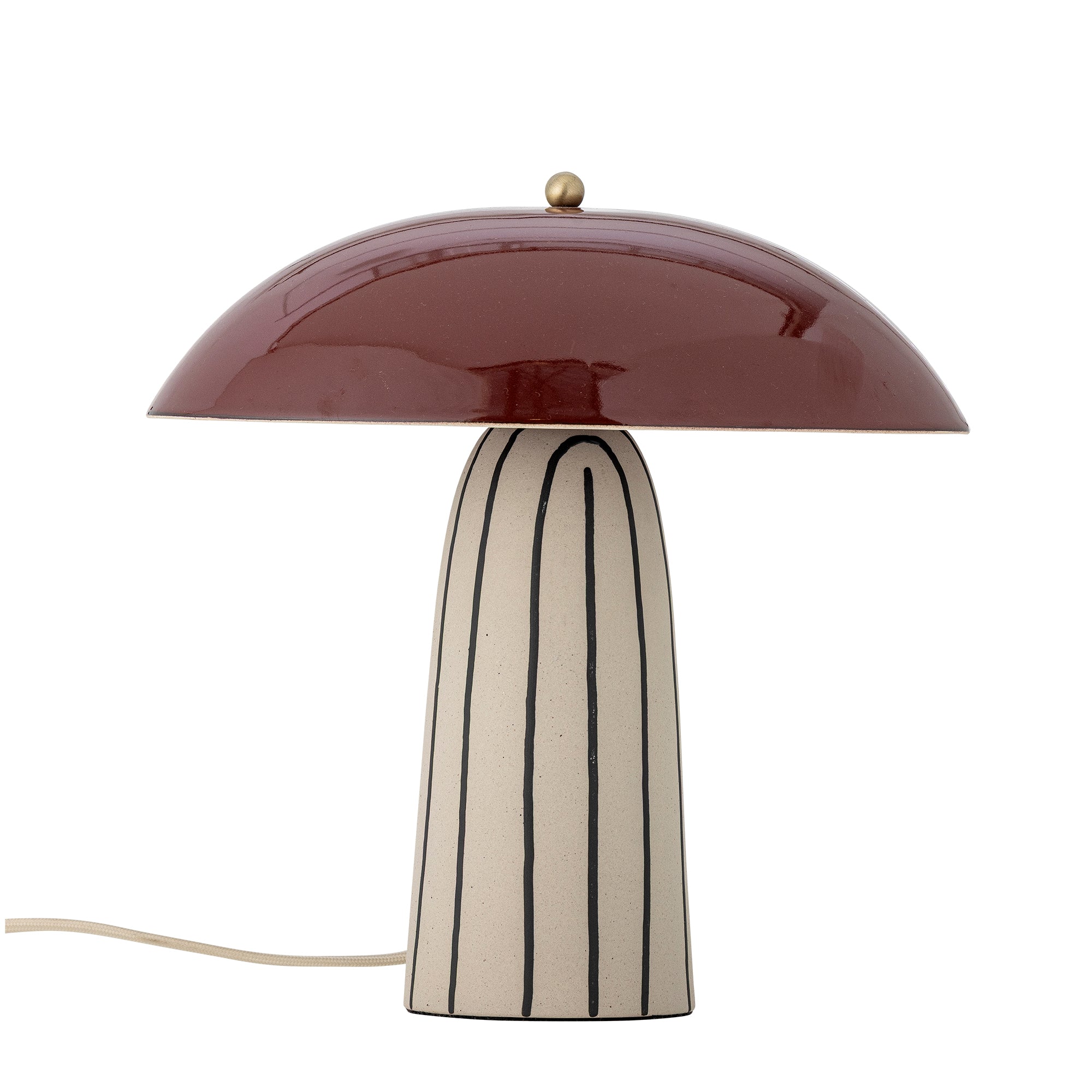Bloomingville Arvid Bordlampe Multifarvet Stentøj L30 H32 B21