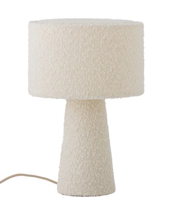Bloomingville Emmie Bordlampe Hvid Polyester ø20  H30