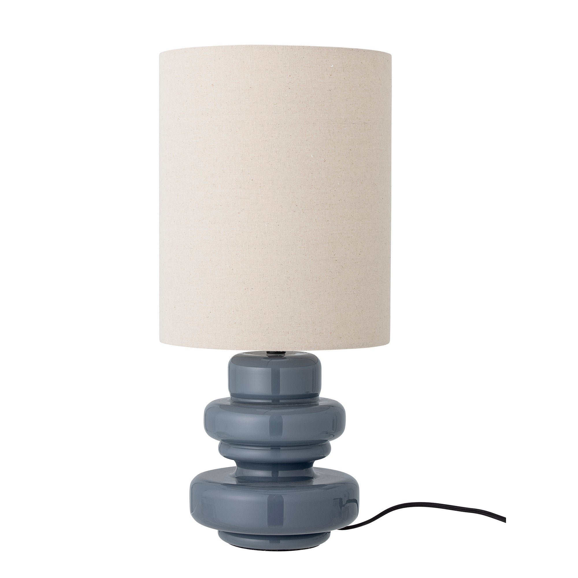 Bloomingville Fabiola Bordlampe Blå Glas ø24  H51