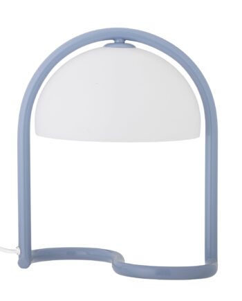 Bloomingville Favour Bordlampe Blå Akryl ø24  H29