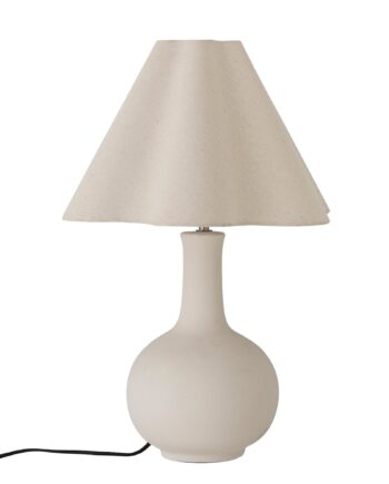 Bloomingville Heide Bordlampe Hvid Stentøj ø42  H60