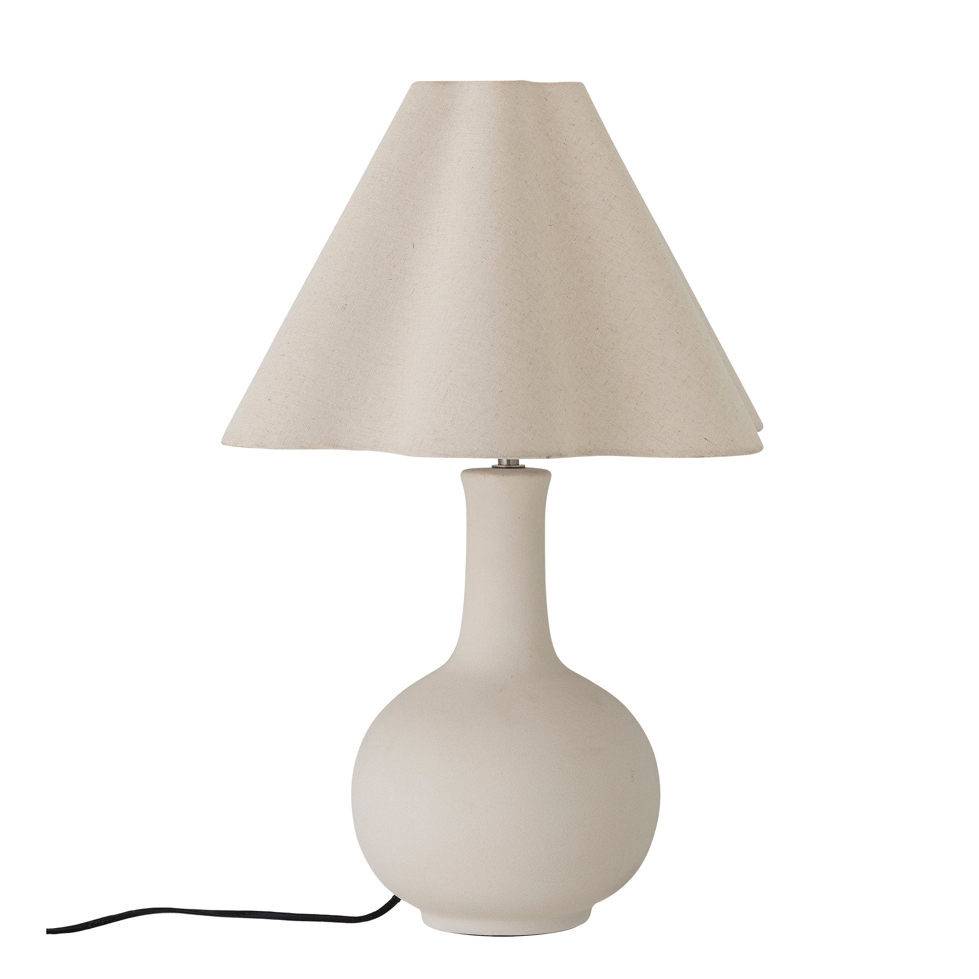 Bloomingville Heide Bordlampe Hvid Stentøj ø42 H60