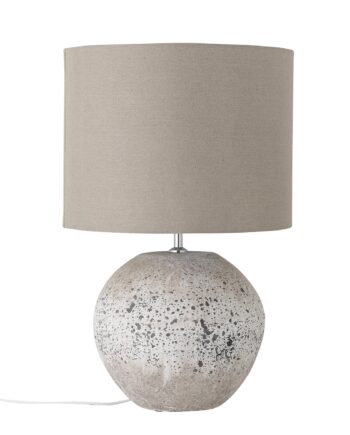 Bloomingville Isedora Bordlampe Natur Stentøj ø40  H59