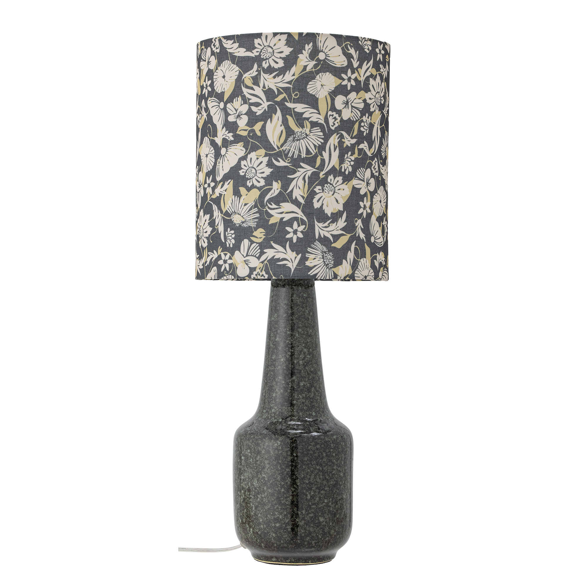 Bloomingville Olefine Bordlampe Blomsterskærm Grøn Stentøj