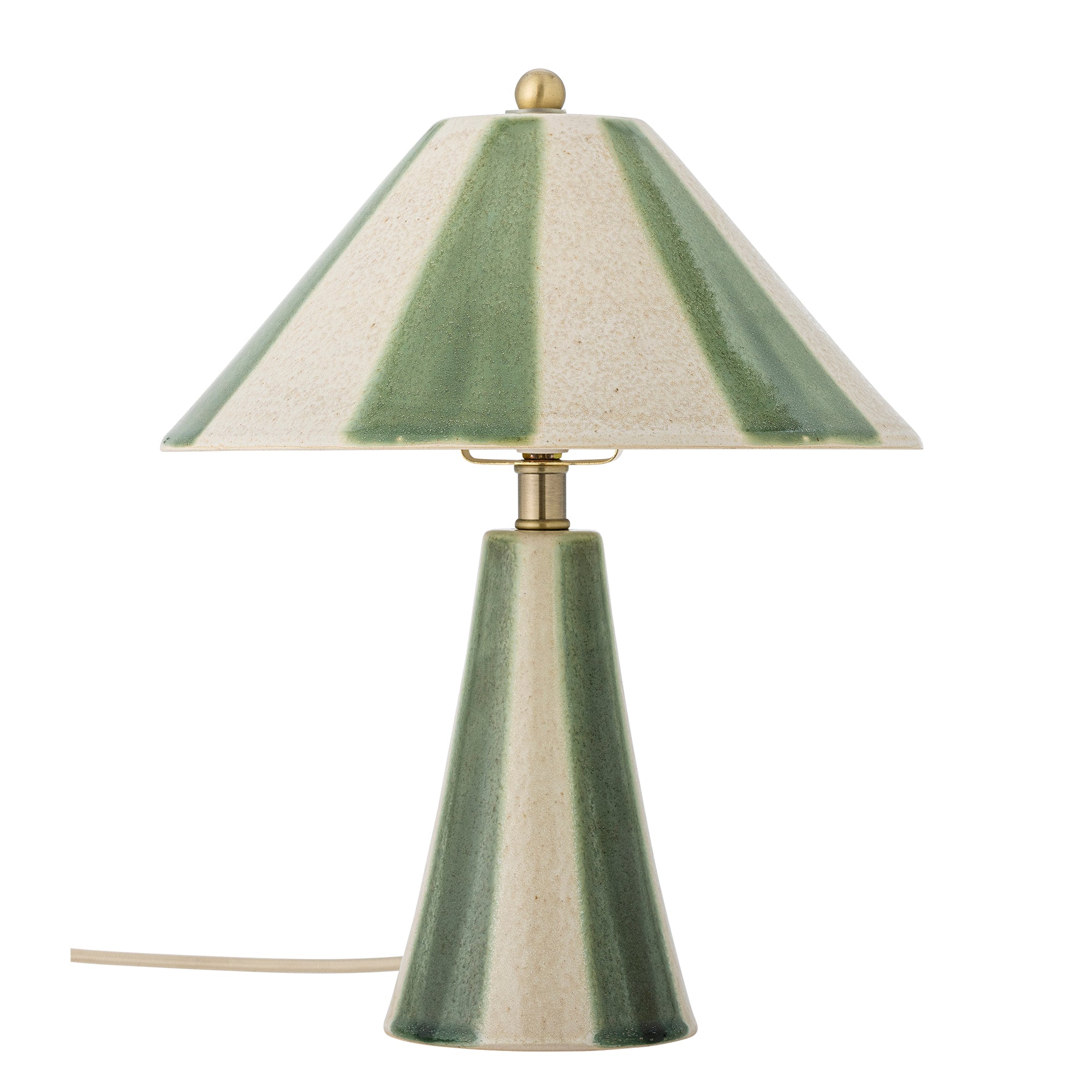 Bloomingville Olive Bordlampe Multifarvet Stentøj ø29 H35
