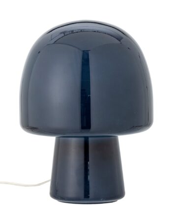 Bloomingville Paddy Bordlampe Blå Glas ø20  H26