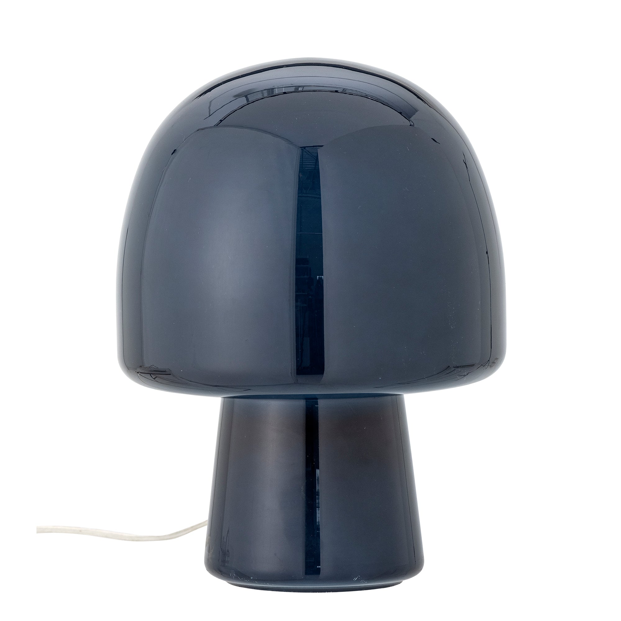 Bloomingville Paddy Bordlampe Blå Glas ø20 H26
