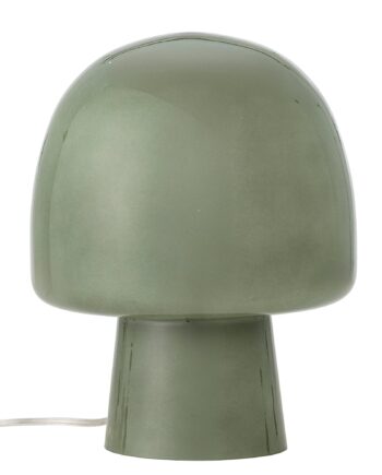 Bloomingville Paddy Bordlampe Grøn Glas ø20  H26