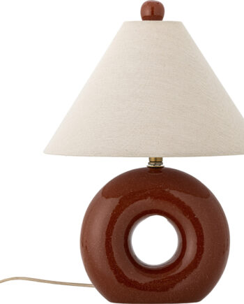 Bloomingville Panja Bordlampe Rød Keramik