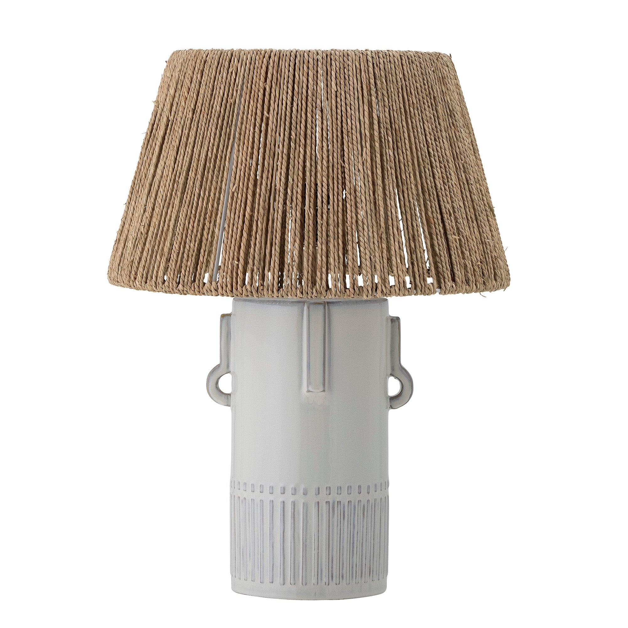 Bloomingville Rama Bordlampe Hvid Stentøj ø40  H66