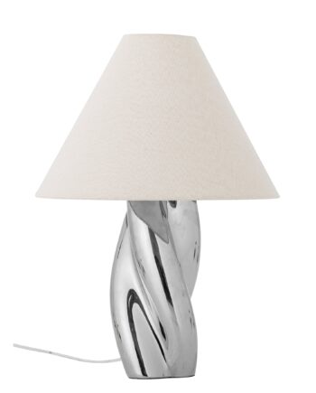 Bloomingville Silva Bordlampe Sølv Stentøj ø35  H49