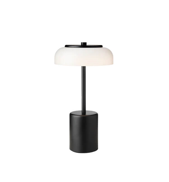 Blossi Mini Portable Bordlampe Batterilampe Sort Opal