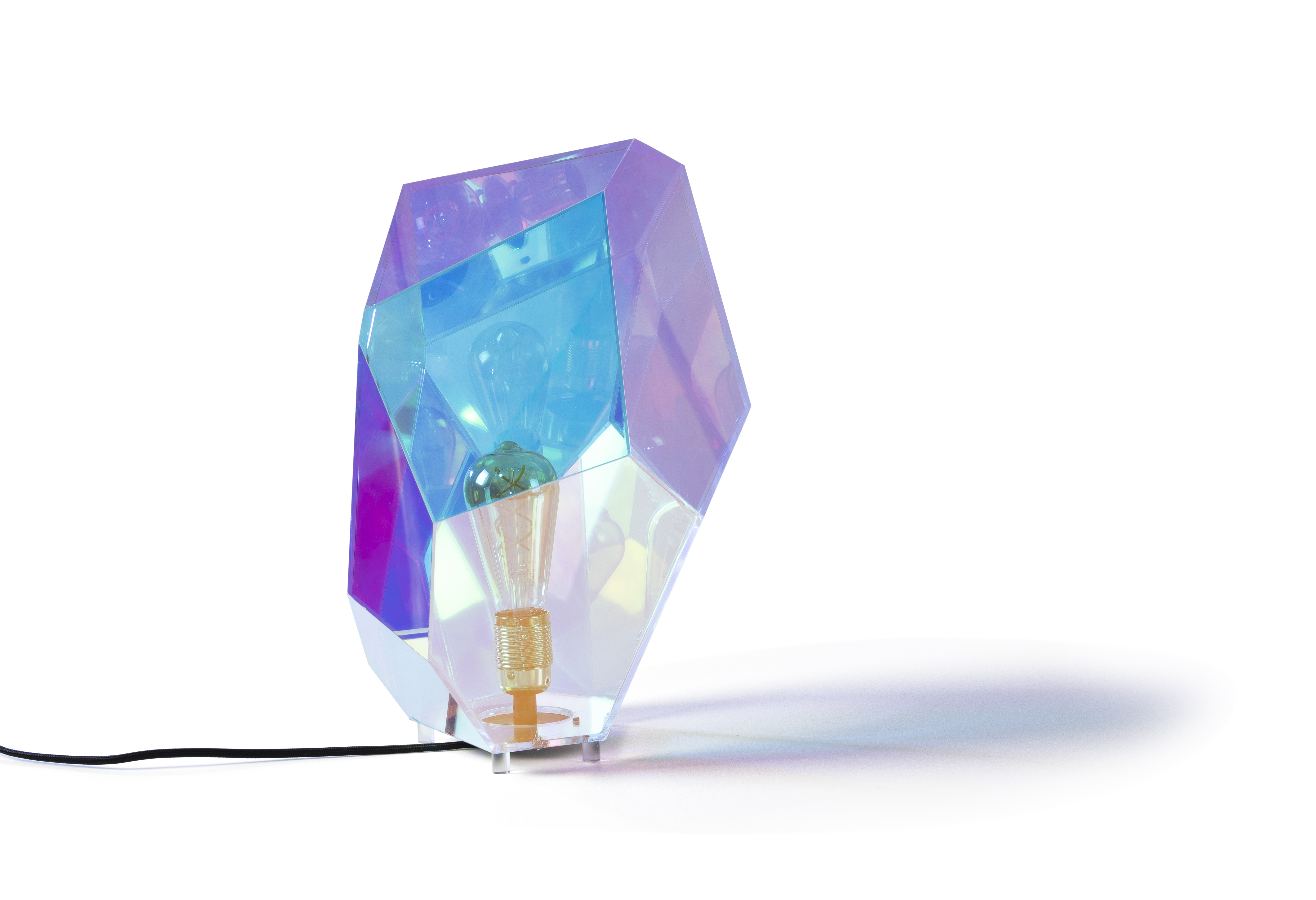 Bold Monkey Diamond Dear Bordlampe Regnbuefarvet Holografisk Akryl Jern
