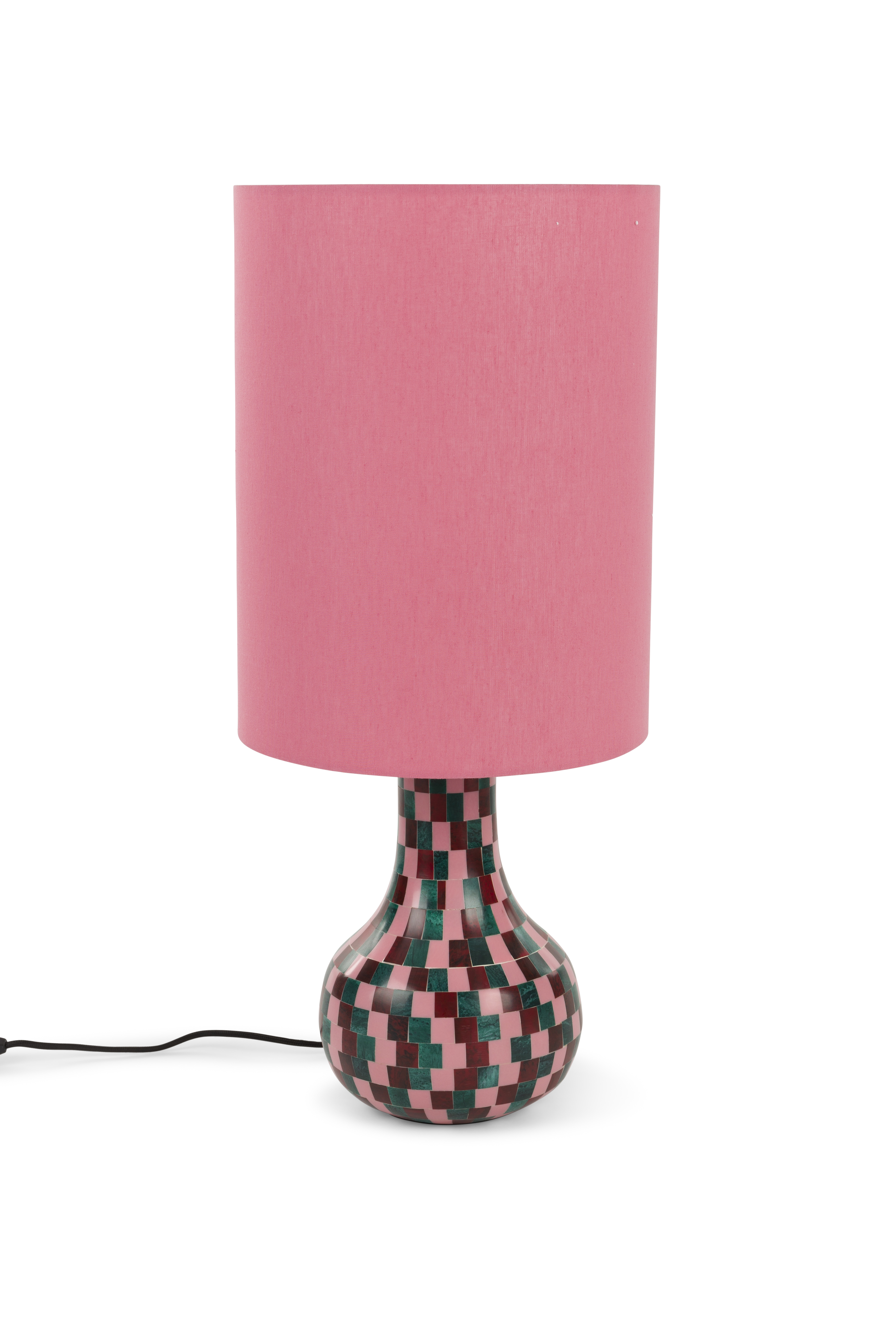 Bold Monkey Donamp  Afraid Colour Bordlampe Lyserød Multifarvet Jern