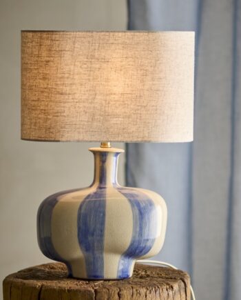 Bordlampe  Alida Råhvide   Blå Striber Bloomingville :