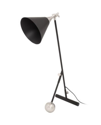 Bordlampe Celeste Sort Sølv