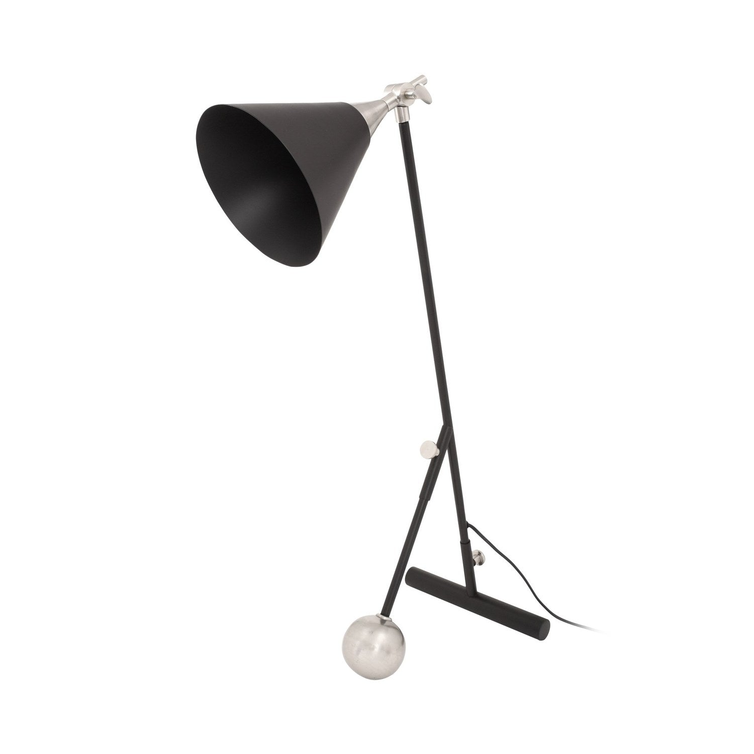 Bordlampe Celeste Sort Sølv