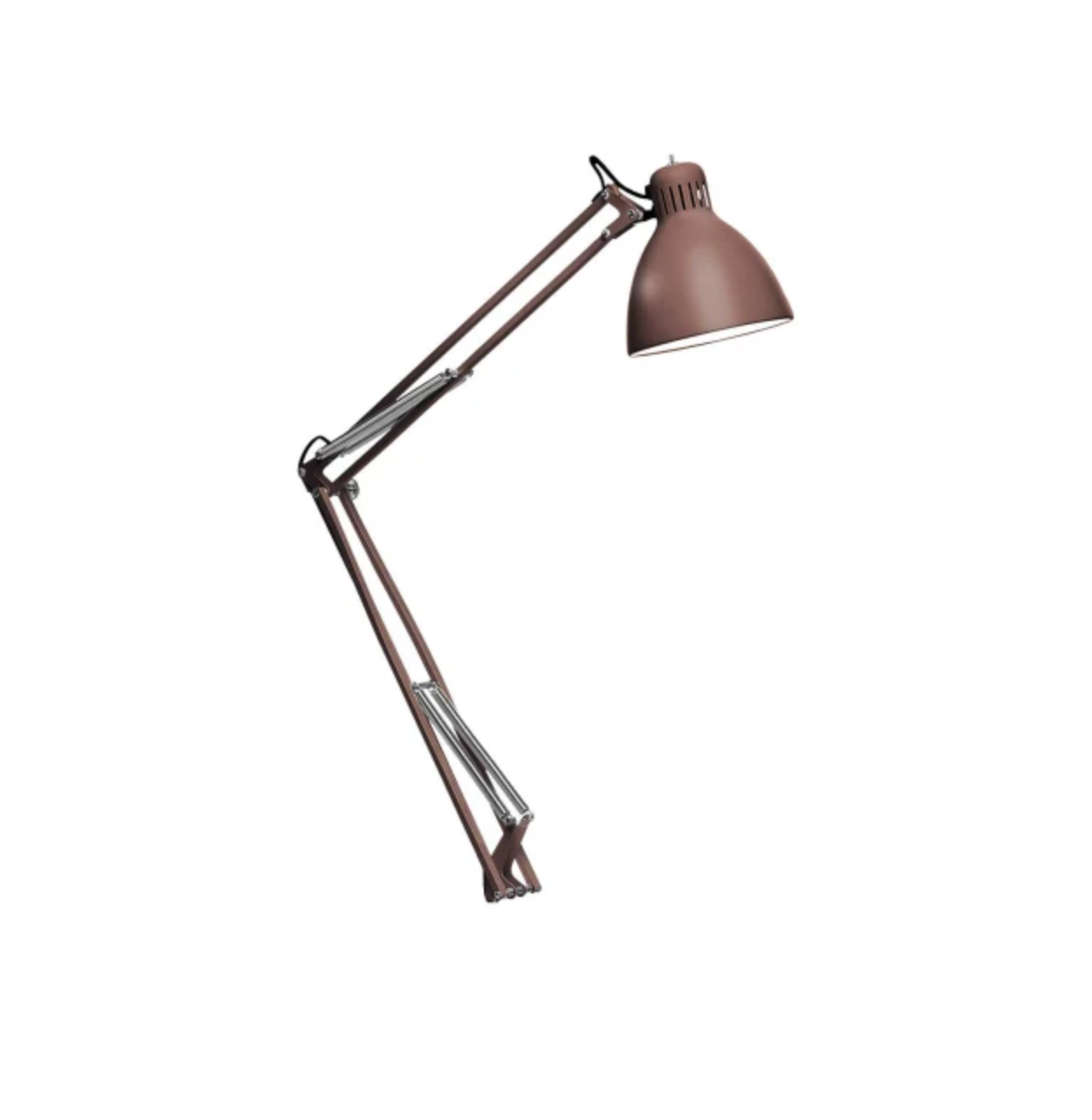Bordlampe Klemme Fra Leucos Rustbrun Hvid E27 Fatning