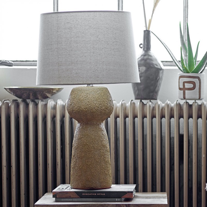 Bordlampe Lavin Gul Skærm Bloomingville :