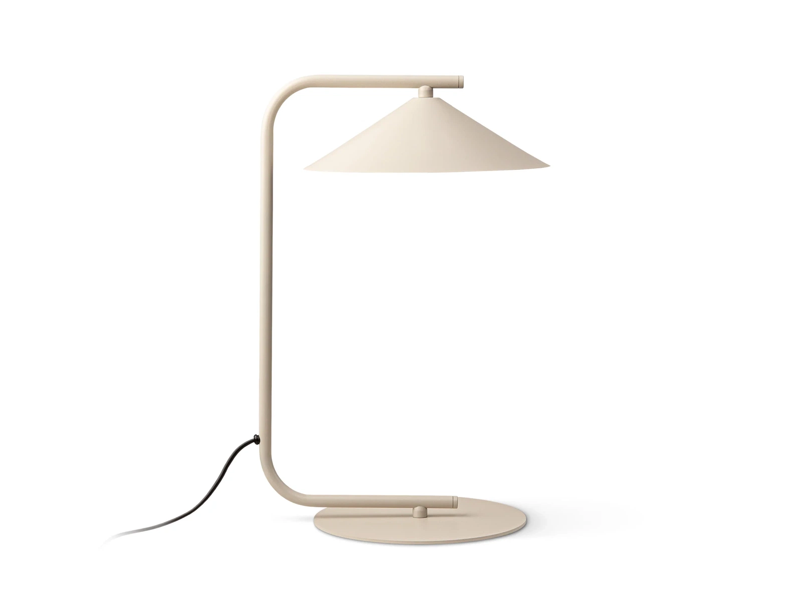 Bordlampe Micadoni Nocte Beige Metal H42b27d23 Gx53 Fatning