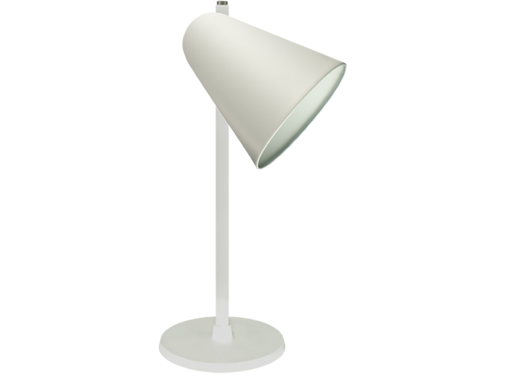 Capelo Bordlampe H420 Hvid Ral 9016 Hvid Base