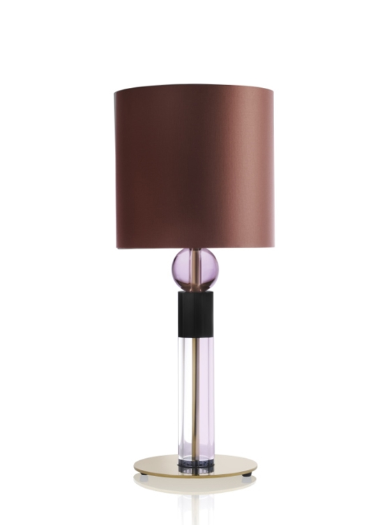 Carnival Bordlampe Pink Sort Klar