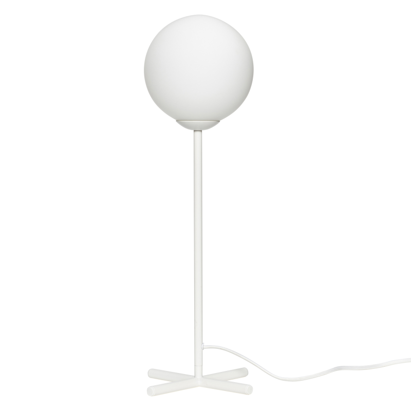 Champ Hvid Bordlampe Kugle