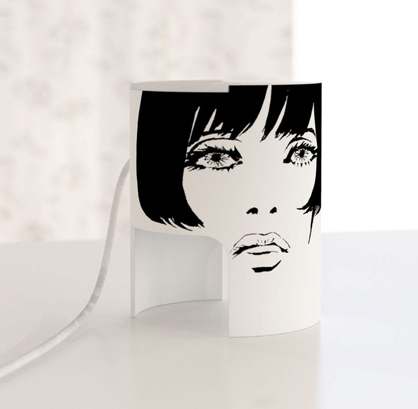 Civetta Guido Crepax Bordlampe Fra Martinelli Luce