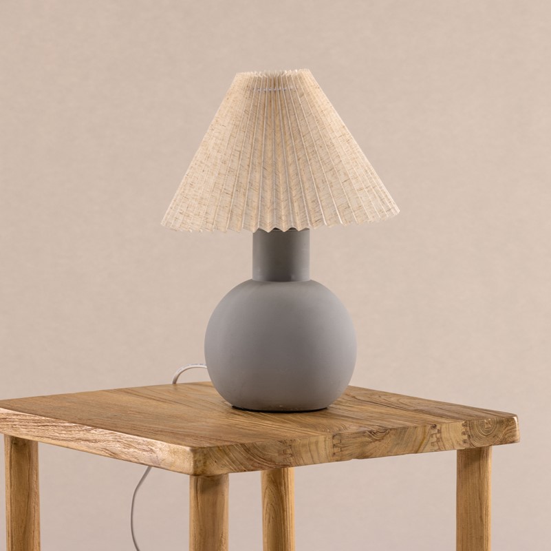 Colmax Bordlampe Grå Beton