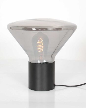 Costa Bordlampe Metal Glas Metal Sort