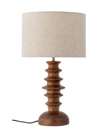 Creative Collection Elinora Bordlampe Brun Mango ø30  H52