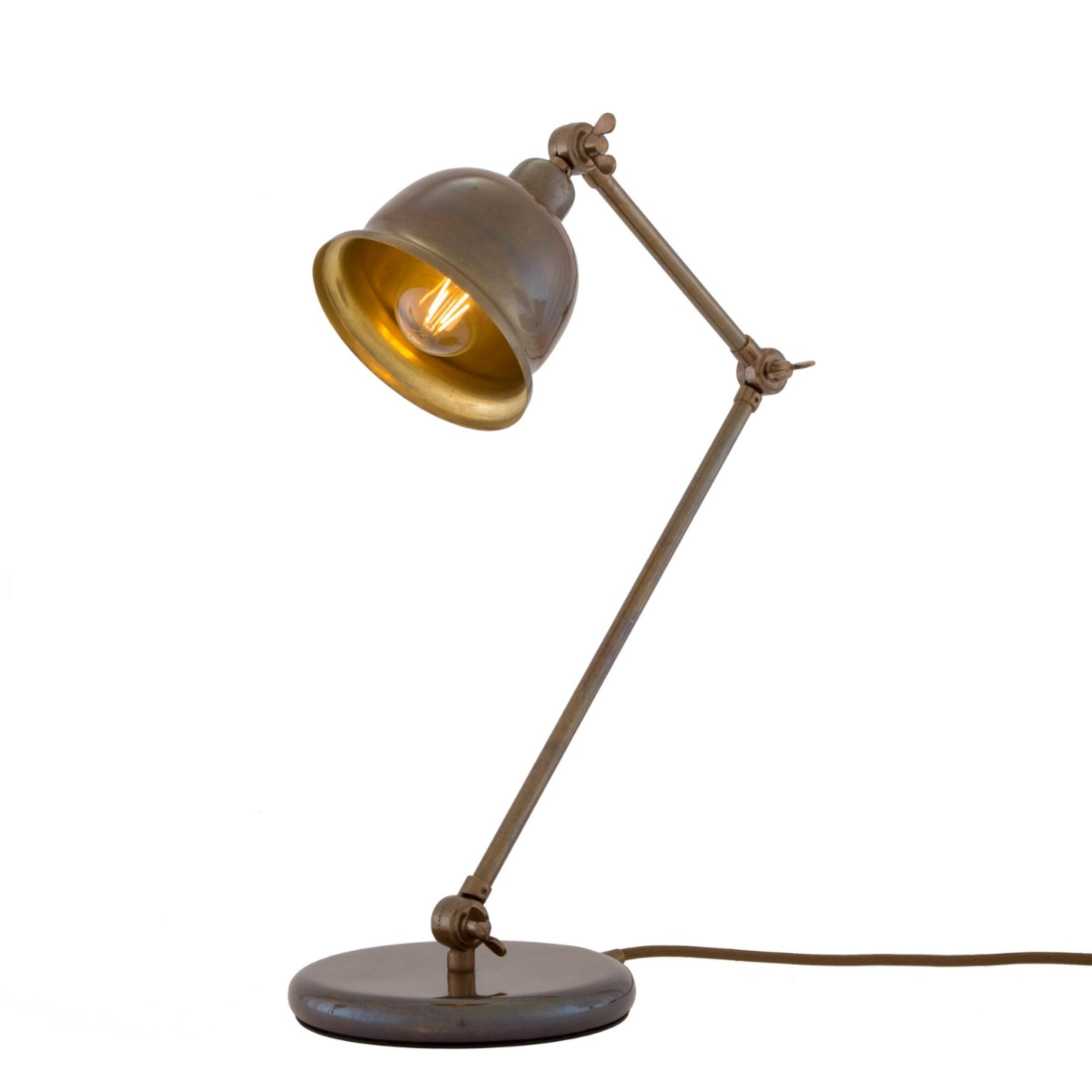 Dale Bordlampe Mullan Antik Messing