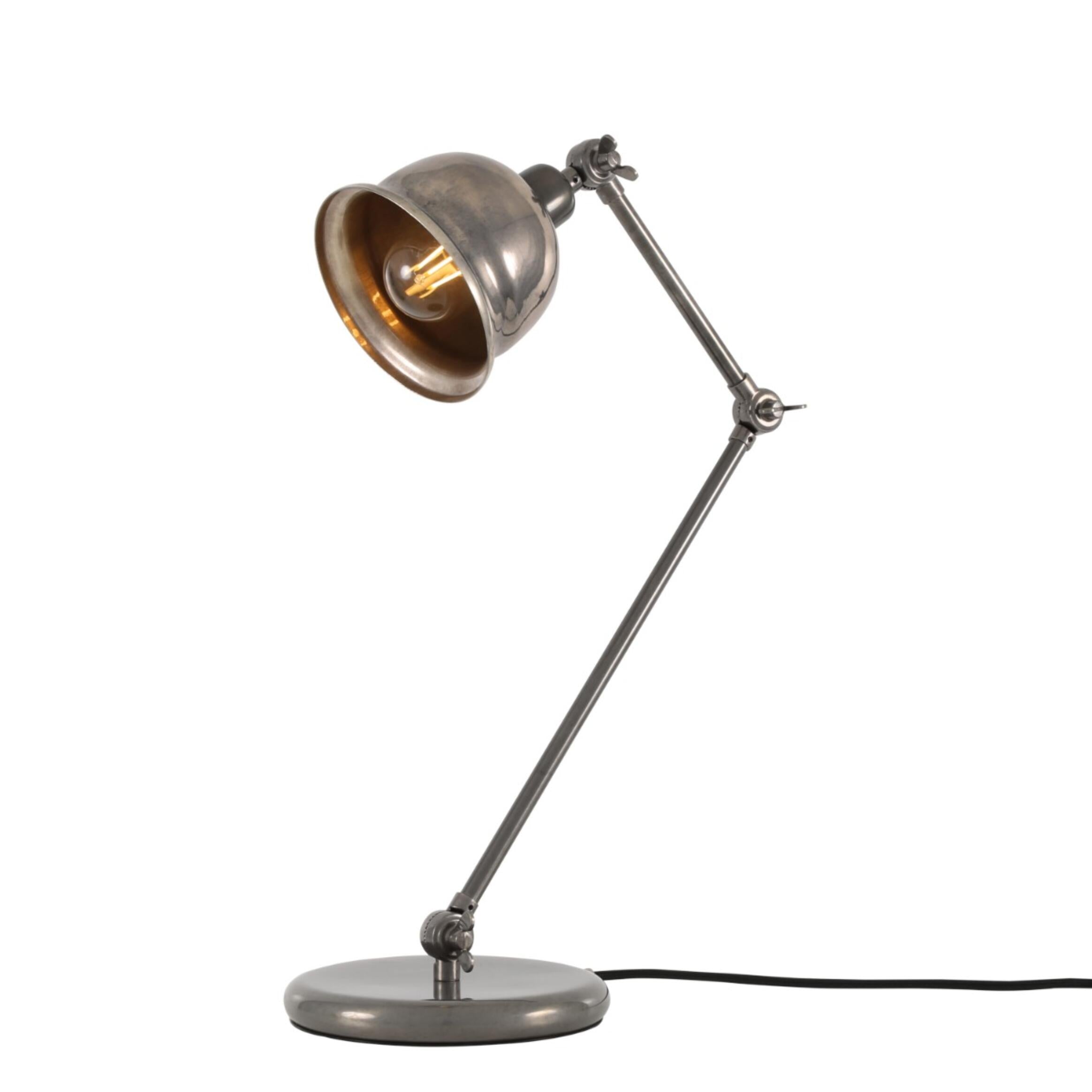 Dale Bordlampe Mullan Antik Sølv