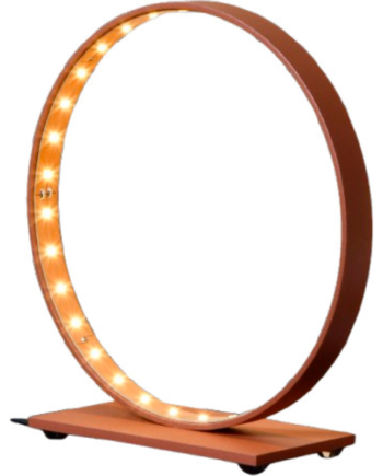 Deun Luminaires Nano Bordlampe Rustfarvet
