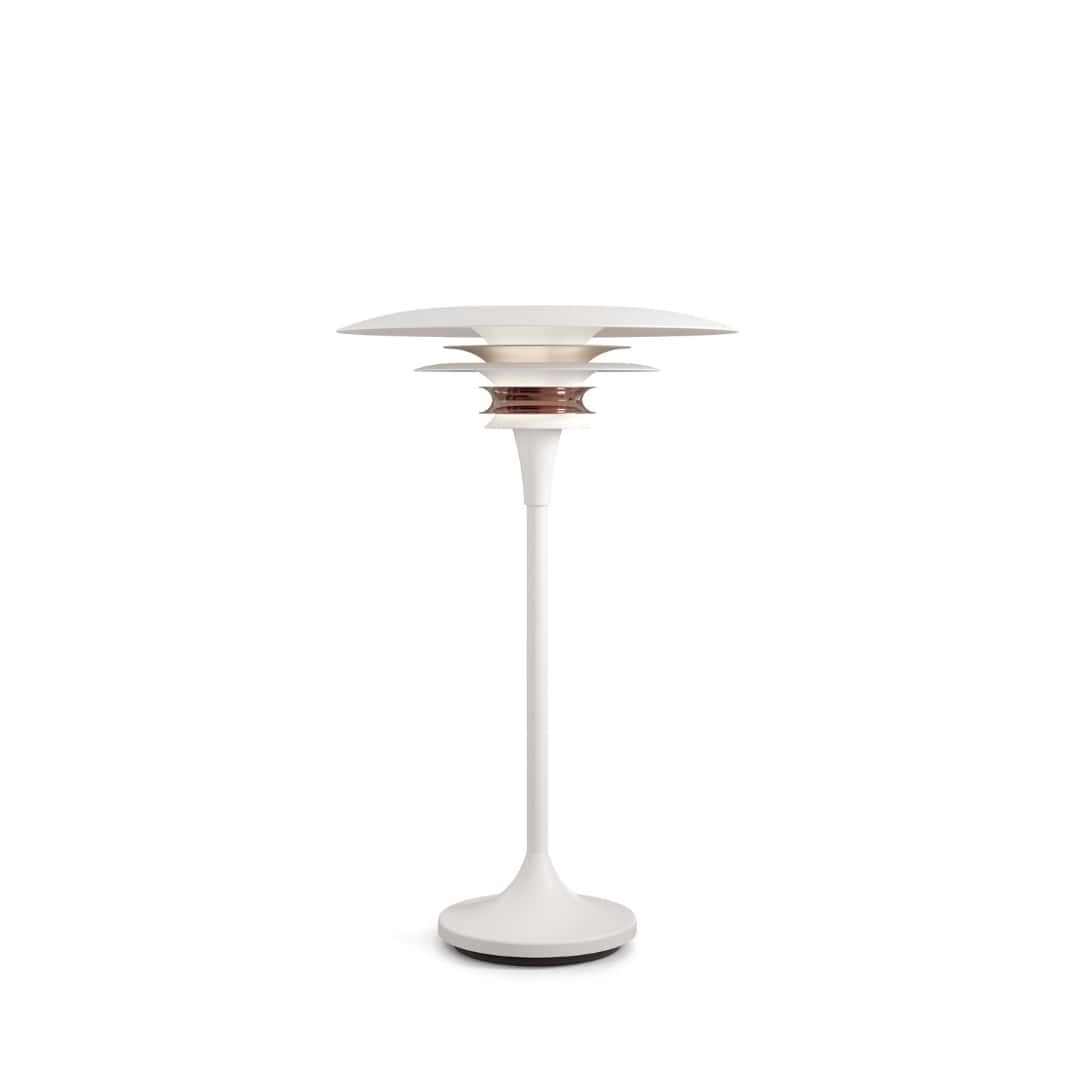 Diablo ø30 Bordlampe Mat Hvid Ros Belid