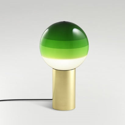 Dipping Light Bordlampe Fra Marset Messing Grøn