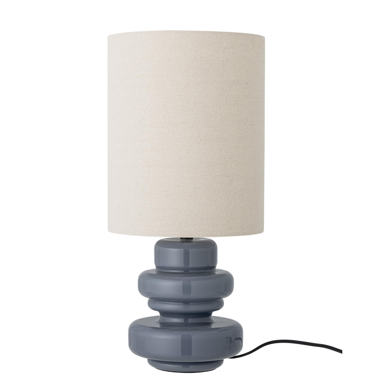 Fabiola Bordlampe Glas Blå