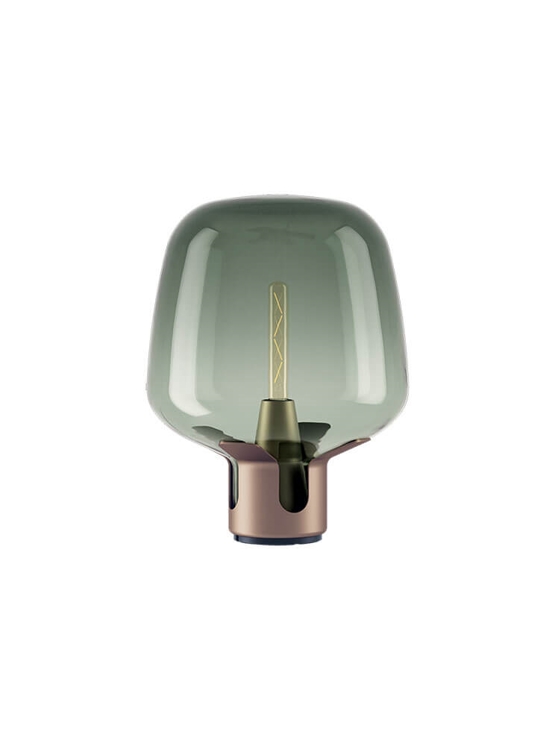 Flar Medium Bordlampe Terra Turquoise