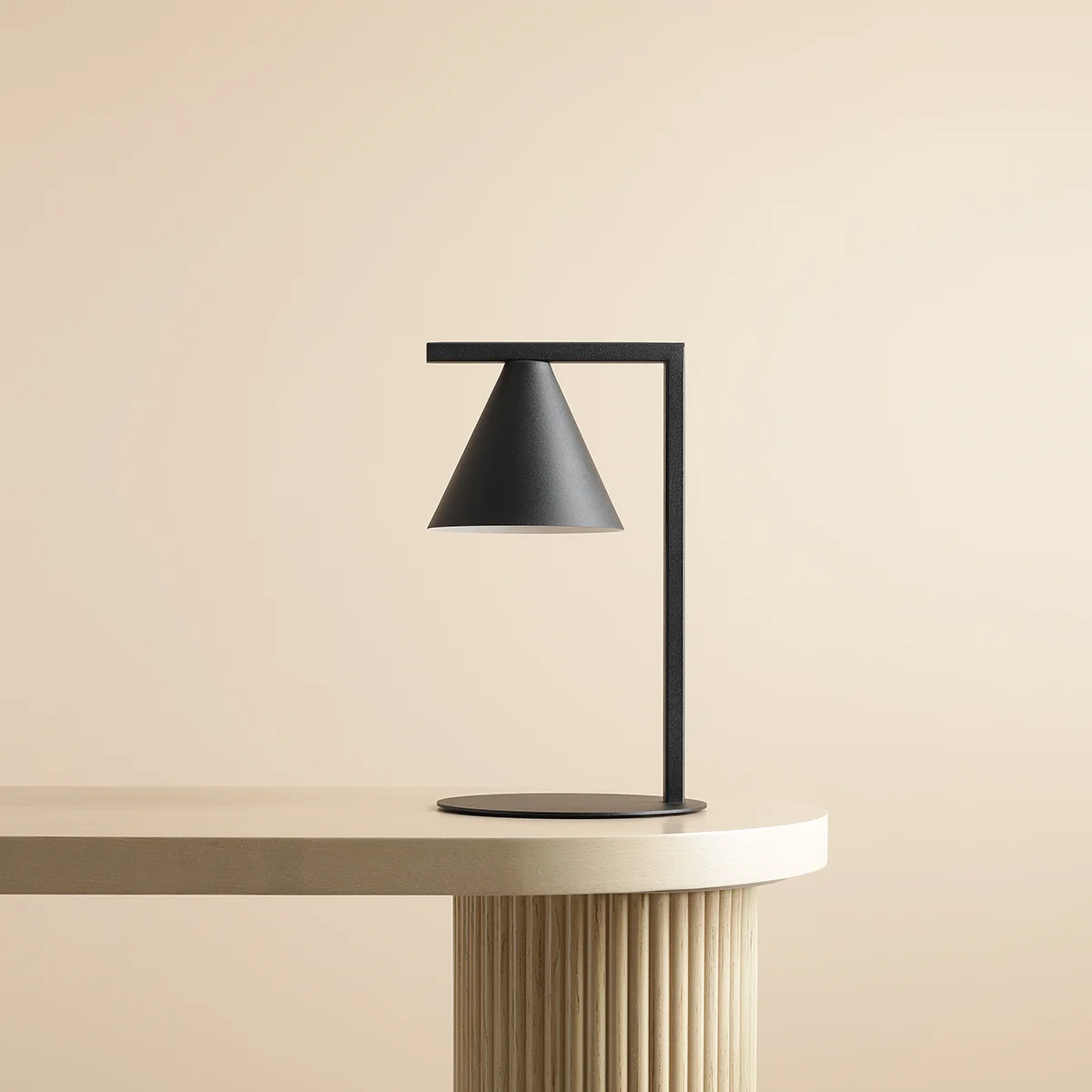 Frigg Bordlampe Sort Metal