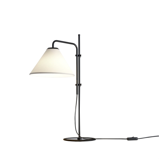 Funiculi Fabric Bordlampe Sort Hvid