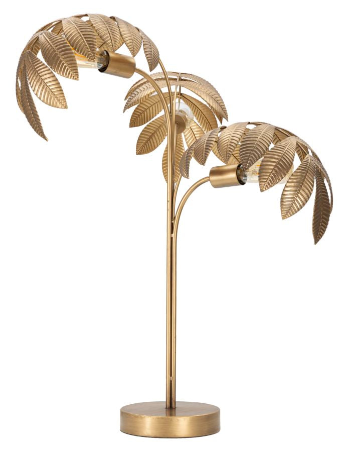 Glam Bordlampe Guldfarve Metal 57x81