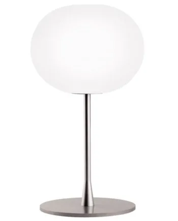 Glo Ball Bordlampe Sølv