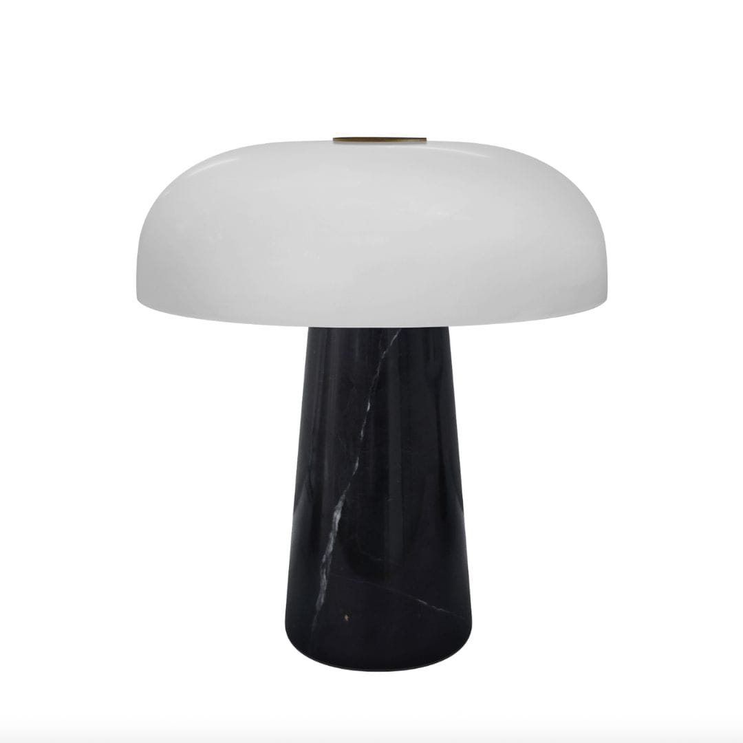 Glossy Mini Portable Bordlampe Sort Design For The People