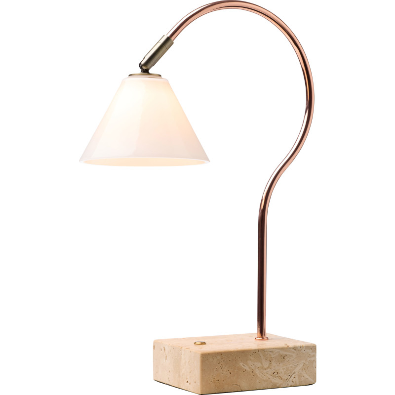 Halo Design Question Genopladelig Bordlampe Kobber Messing