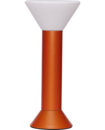 Hbsch Flash Genopladelig Bordlampe Orange