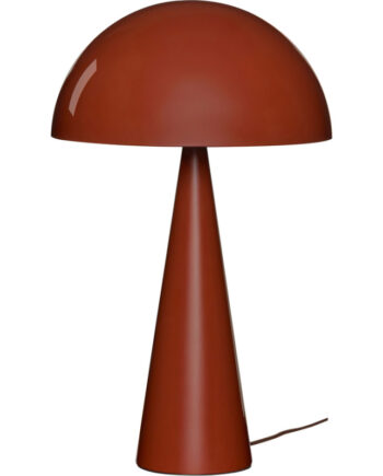 Hbsch Mush Bordlampe Mørkerød