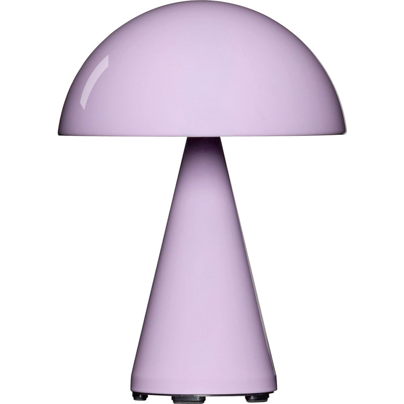 Hbsch Mush Genopladelig Bordlampe Lyserød