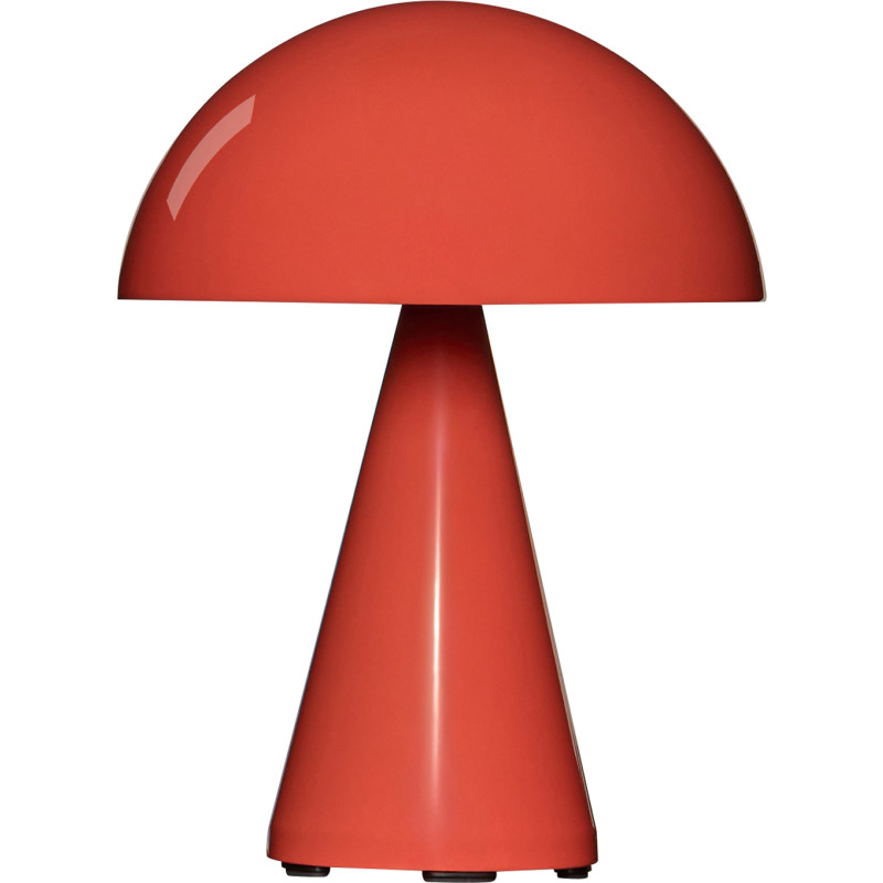 Hbsch Mush Genopladelig Bordlampe Rød
